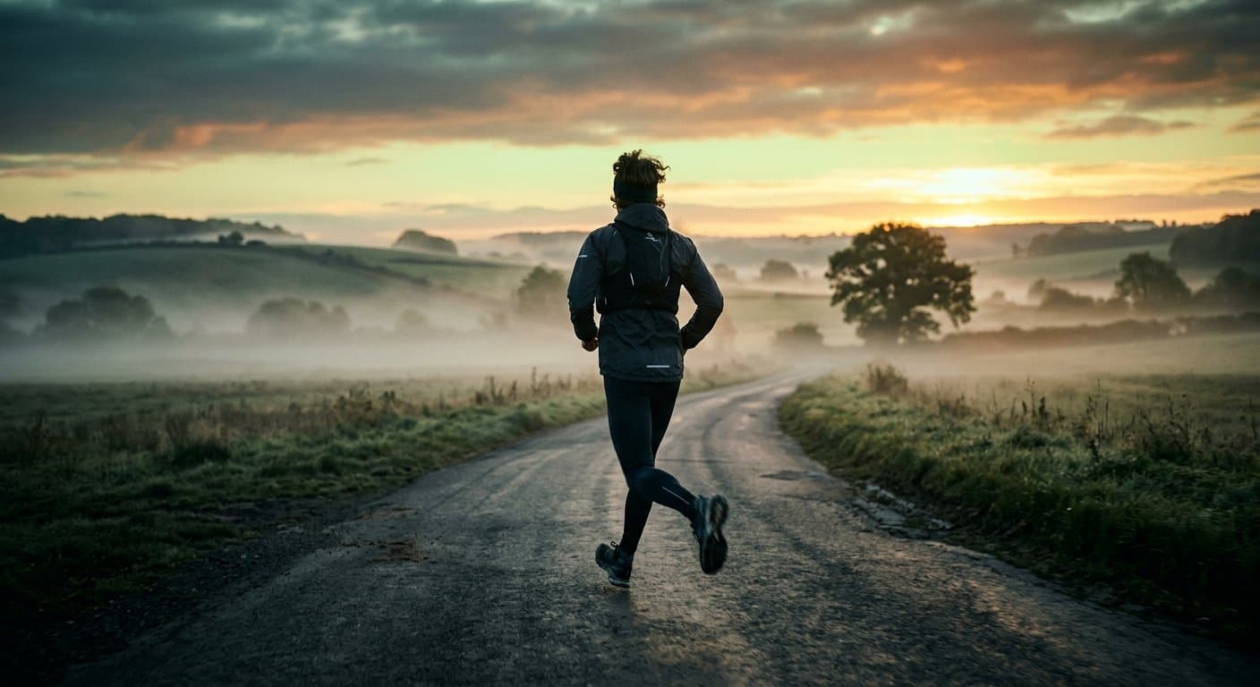 Correr al amanecer