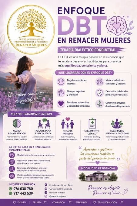 Renacer Mujeres Perú | Centro internamiento rehabilitación exclusivo mujeres Chosica Lima foto 3