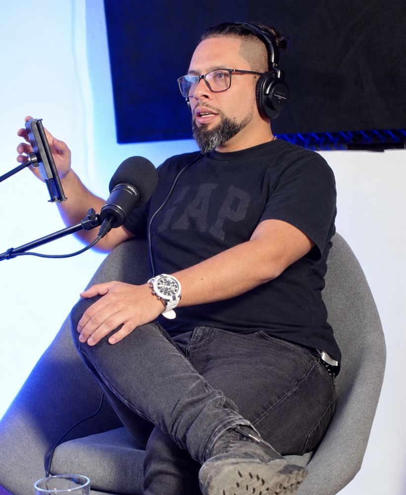 Grabación del podcast Construyendo Ganas de Vivir (2)
